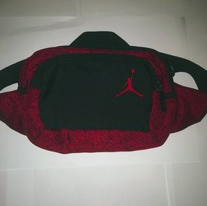 Michael Jordan Jumpman red n black boys fanny pack